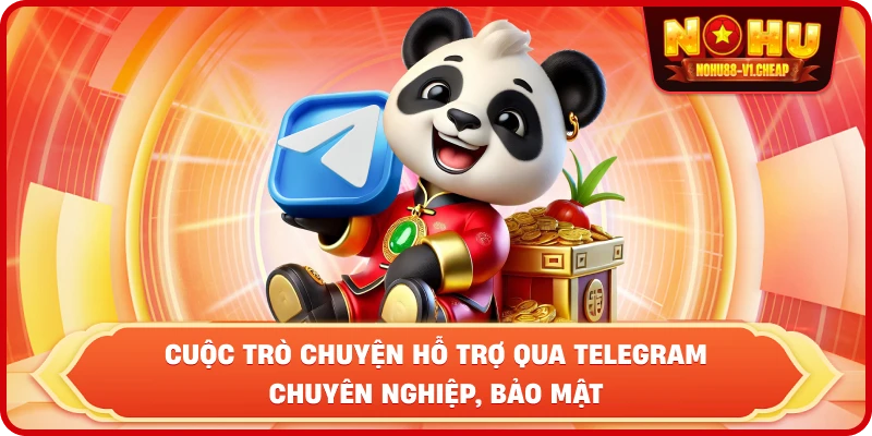 cuộc trò chuyện hỗ trợ qua Telegram chuyên nghiệp, bảo mật